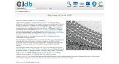 Desktop Screenshot of cildb.cgm.cnrs-gif.fr
